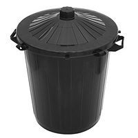 Tunna med lock 80 l